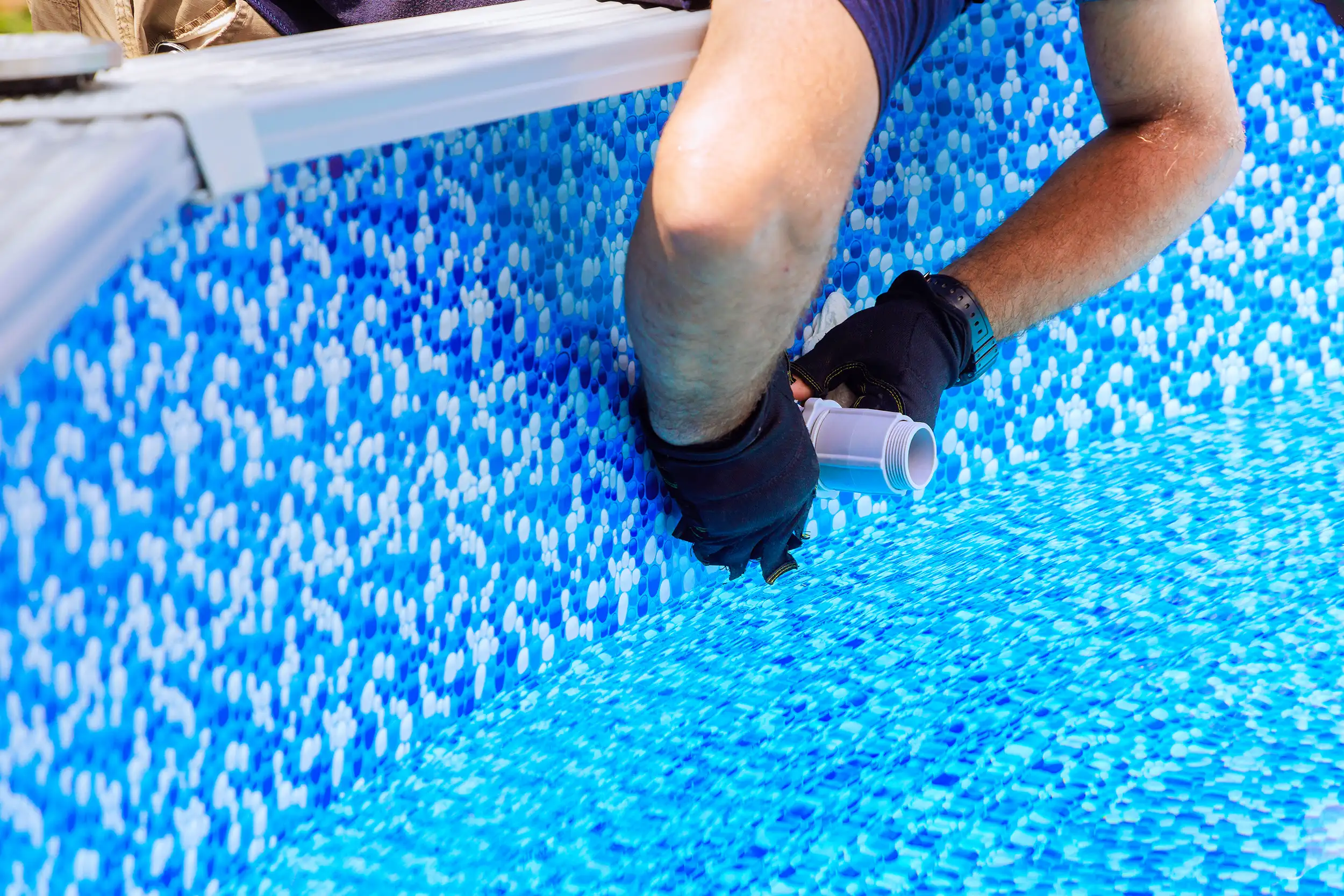 Pool resurfacing work in Kellyville